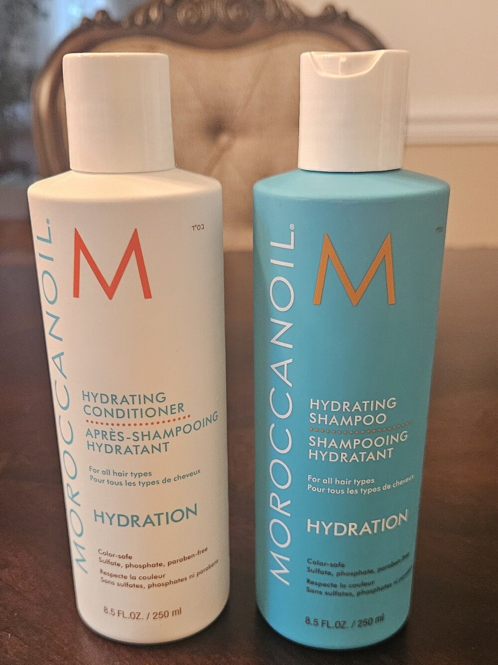 Moroccanoil Hydration Shampoo & Conditioner - Blue & White